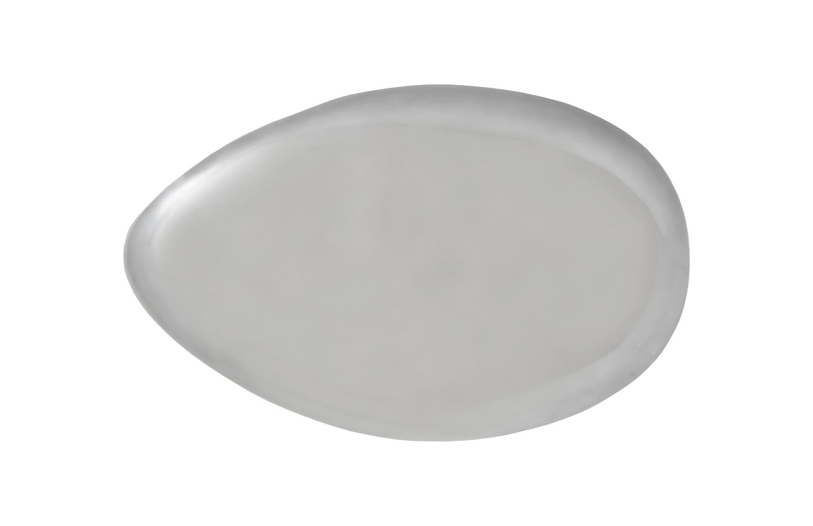 Phillips Collection Home Phillips Collection River Stone Coffee Table, Liquid Silver, Small