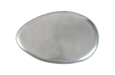 Phillips Collection Home Oversized LTL - Rate to be Quoted Phillips Collection River Stone Coffee Table, Polished Aluminum, Large