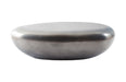 Phillips Collection Home Oversized LTL - Rate to be Quoted Phillips Collection River Stone Coffee Table, Polished Aluminum, Large