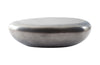 Phillips Collection Home Oversized LTL - Rate to be Quoted Phillips Collection River Stone Coffee Table, Polished Aluminum, Large
