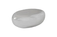 Phillips Collection Home Phillips Collection River Stone Coffee Table, Silver Leaf, Small