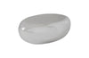 Phillips Collection Home Phillips Collection River Stone Coffee Table, Silver Leaf, Small