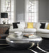 Phillips Collection Home Phillips Collection River Stone Coffee Table, Silver Leaf, Small