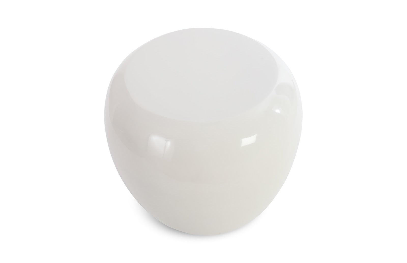 Phillips Collection Home Phillips Collection River Stone Side Table, Gel Coat White