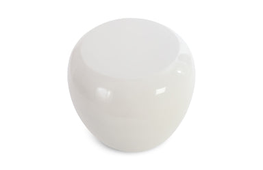 Phillips Collection Home Phillips Collection River Stone Side Table, Gel Coat White