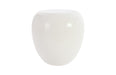 Phillips Collection Home Phillips Collection River Stone Side Table, Gel Coat White