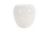Phillips Collection Home Phillips Collection River Stone Side Table, Gel Coat White