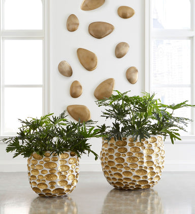 Phillips Collection Home Phillips Collection River Stone Wall Tile, Brass Finish, LG