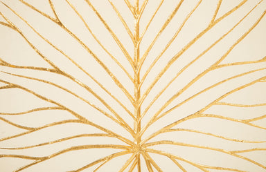 Phillips Collection Home Phillips Collection Rivulet Wall Tile, Chamcha Wood, Gold Leaf on White