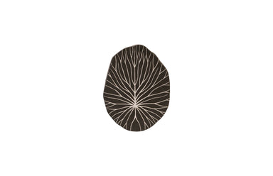 Phillips Collection Home Phillips Collection Rivulet Wall Tile, Chamcha Wood, Silver Leaf on Black