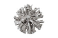 Phillips Collection Home Oversized LTL - Rate to be Quoted Phillips Collection Root Small Silver Dining Table Base, With Glass