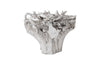 Phillips Collection Home Oversized LTL - Rate to be Quoted Phillips Collection Root Small Silver Dining Table Base, With Glass