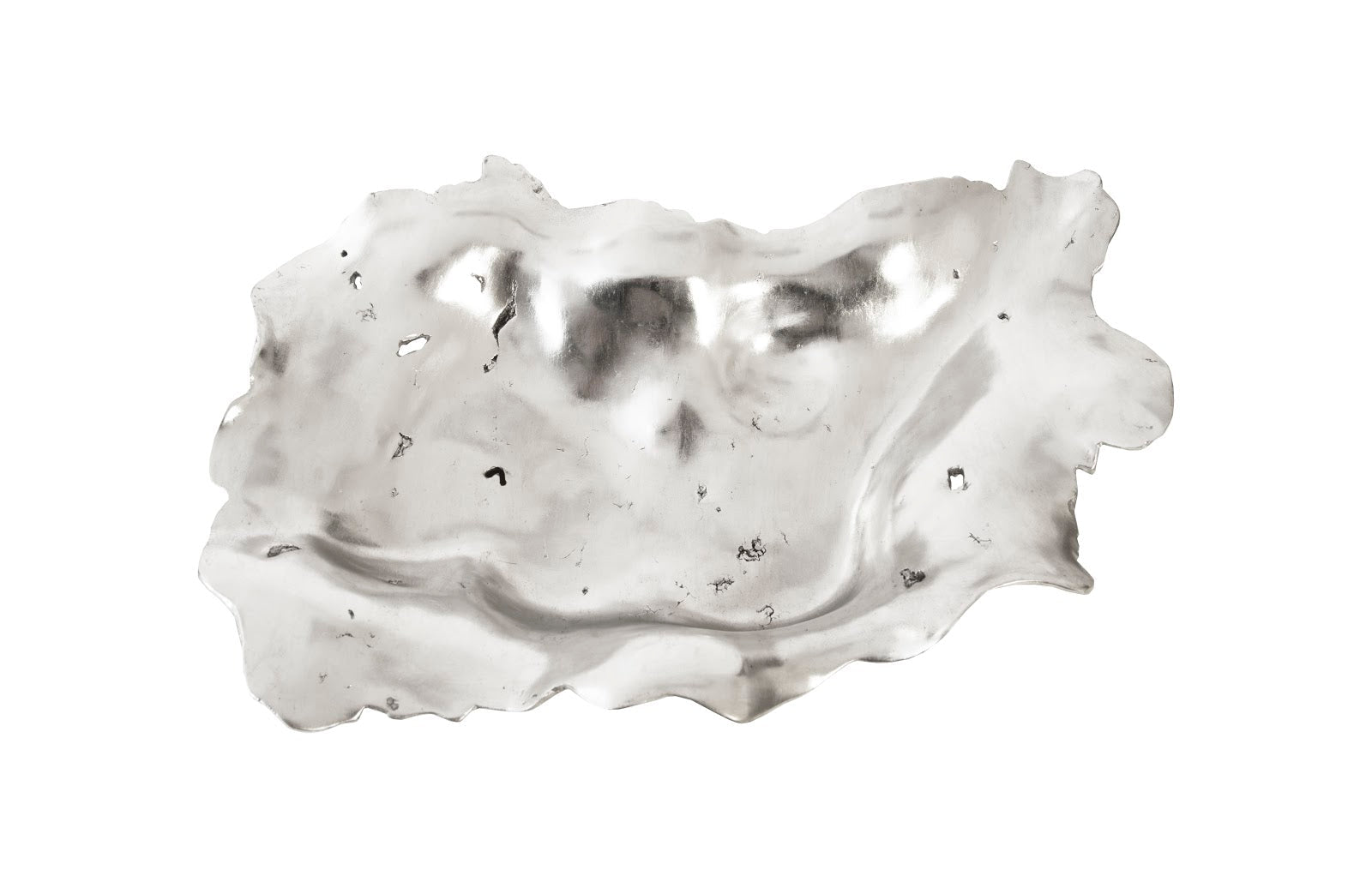 Phillips Collection Home Phillips Collection Rose Wood Burled Bowl, Silver