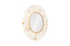 Phillips Collection Home Oversized LTL - Rate to be Quoted Phillips Collection Round Honeycomb Mirror Brass