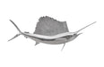 Phillips Collection Home Oversized LTL - Rate to be Quoted Phillips Collection Sail Fish Wall Sculpture, Resin, Silver Leaf