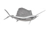 Phillips Collection Home Oversized LTL - Rate to be Quoted Phillips Collection Sail Fish Wall Sculpture, Resin, Silver Leaf
