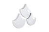 Phillips Collection Home Phillips Collection Scales Wall Tiles, Glossy White, Set of 3