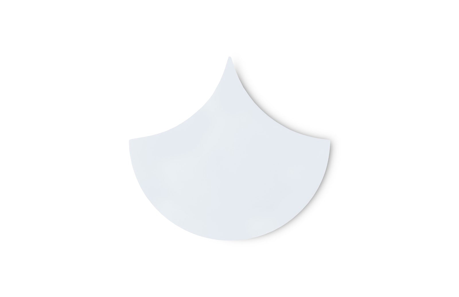 Phillips Collection Home Phillips Collection Scales Wall Tiles, Glossy White, Set of 3