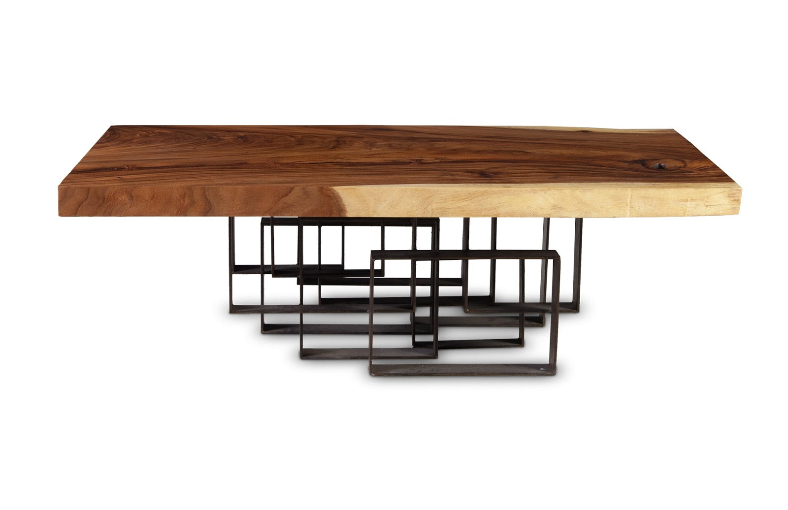 Phillips Collection Home Oversized LTL - Rate to be Quoted Phillips Collection Score Coffee Table, Chamcha Wood, Iron Base