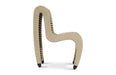 Phillips Collection Home Phillips Collection Seat Belt Dining Chair, Beige/Beige