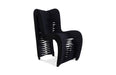 Phillips Collection Home Phillips Collection Seat Belt Dining Chair, Black/Black