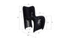 Phillips Collection Home Phillips Collection Seat Belt Dining Chair, Black/Black