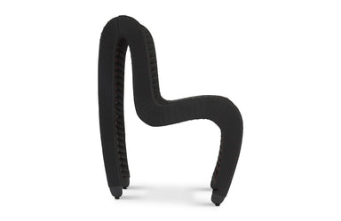 Phillips Collection Home Phillips Collection Seat Belt Dining Chair, Black/Red