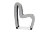Phillips Collection Home Phillips Collection Seat Belt Dining Chair, Gray/Black