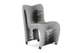 Phillips Collection Home Phillips Collection Seat Belt Dining Chair, Gray/Black