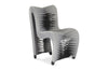 Phillips Collection Home Phillips Collection Seat Belt Dining Chair, Gray/Black