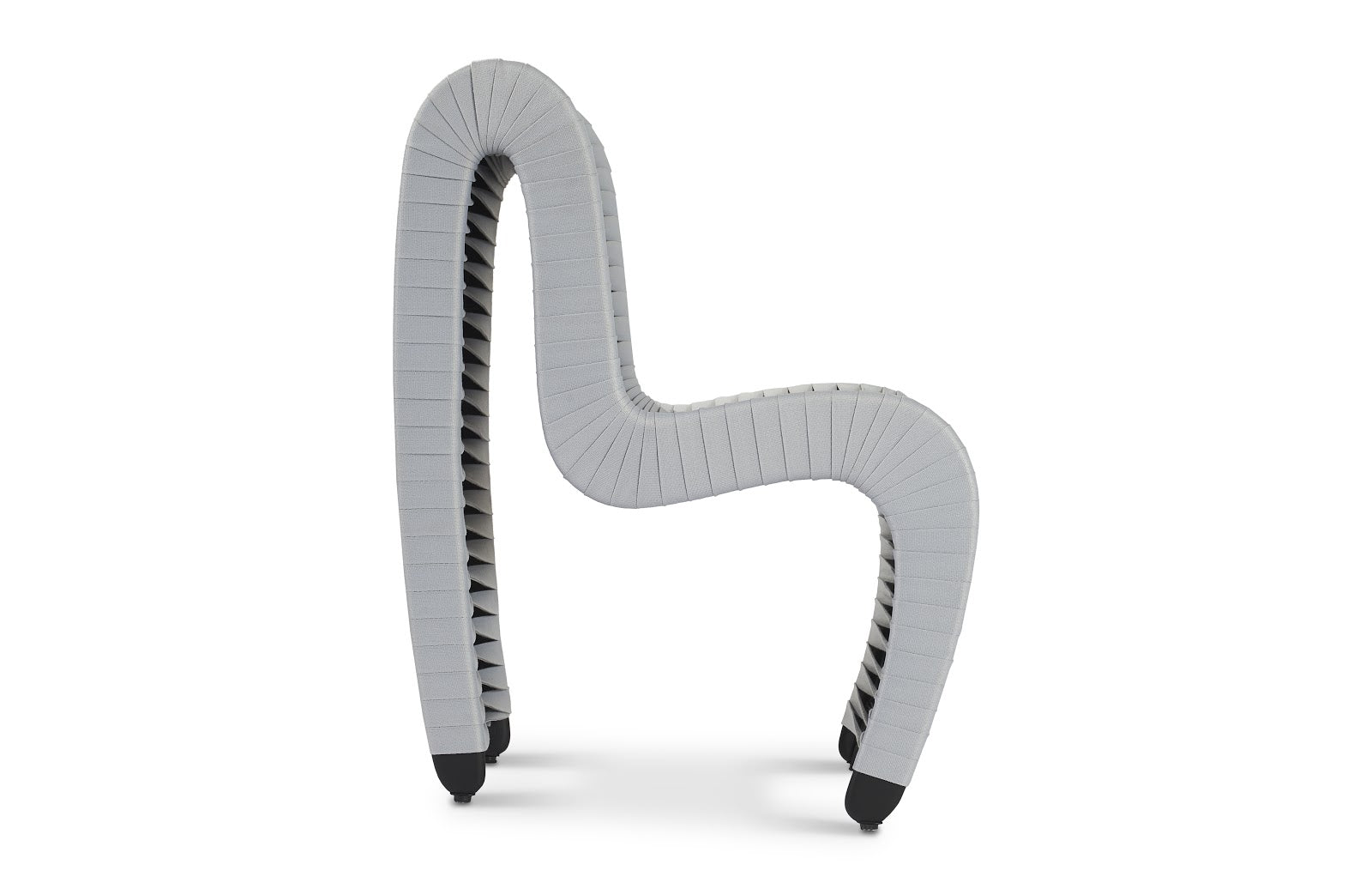 Phillips Collection Home Phillips Collection Seat Belt Dining Chair, Gray/Gray