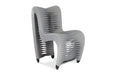 Phillips Collection Home Phillips Collection Seat Belt Dining Chair, Gray/Gray