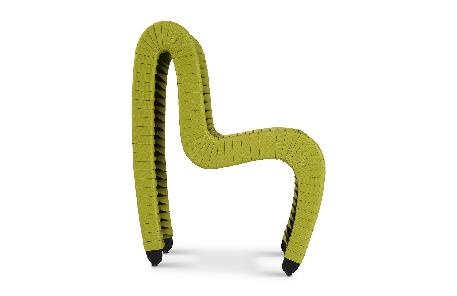 Phillips Collection Home Phillips Collection Seat Belt Dining Chair, Green