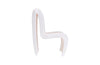 Phillips Collection Home Phillips Collection Seat Belt Dining Chair, High Back, White/Off-White