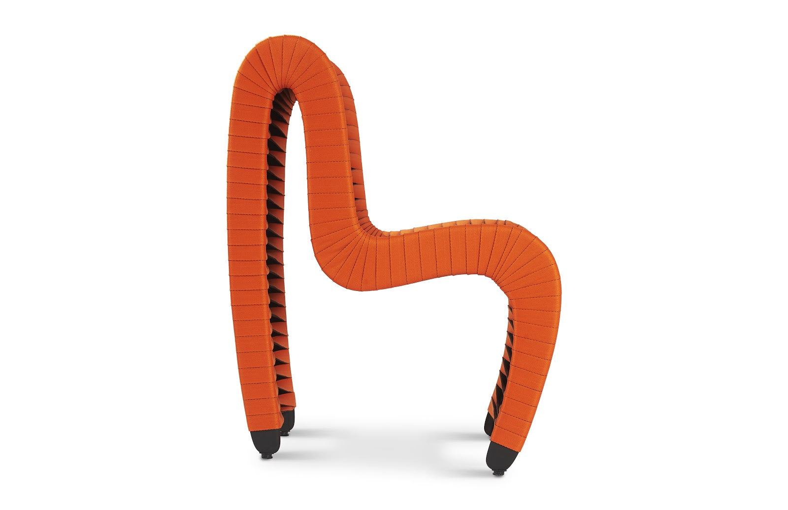 Phillips Collection Home Phillips Collection Seat Belt Dining Chair, Orange