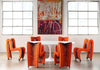 Phillips Collection Home Phillips Collection Seat Belt Dining Chair, Orange