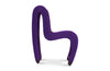 Phillips Collection Home Phillips Collection Seat Belt Dining Chair, Purple