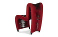Phillips Collection Home Phillips Collection Seat Belt Dining Chair, Red/Black