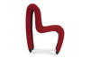 Phillips Collection Home Phillips Collection Seat Belt Dining Chair, Red/Black