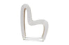 Phillips Collection Home Phillips Collection Seat Belt Dining Chair, White/Off-White