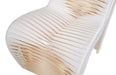Phillips Collection Home Phillips Collection Seat Belt Dining Chair, White/Off-White