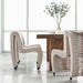 Phillips Collection Home Phillips Collection Seat Belt Dining Chair, White/Off-White