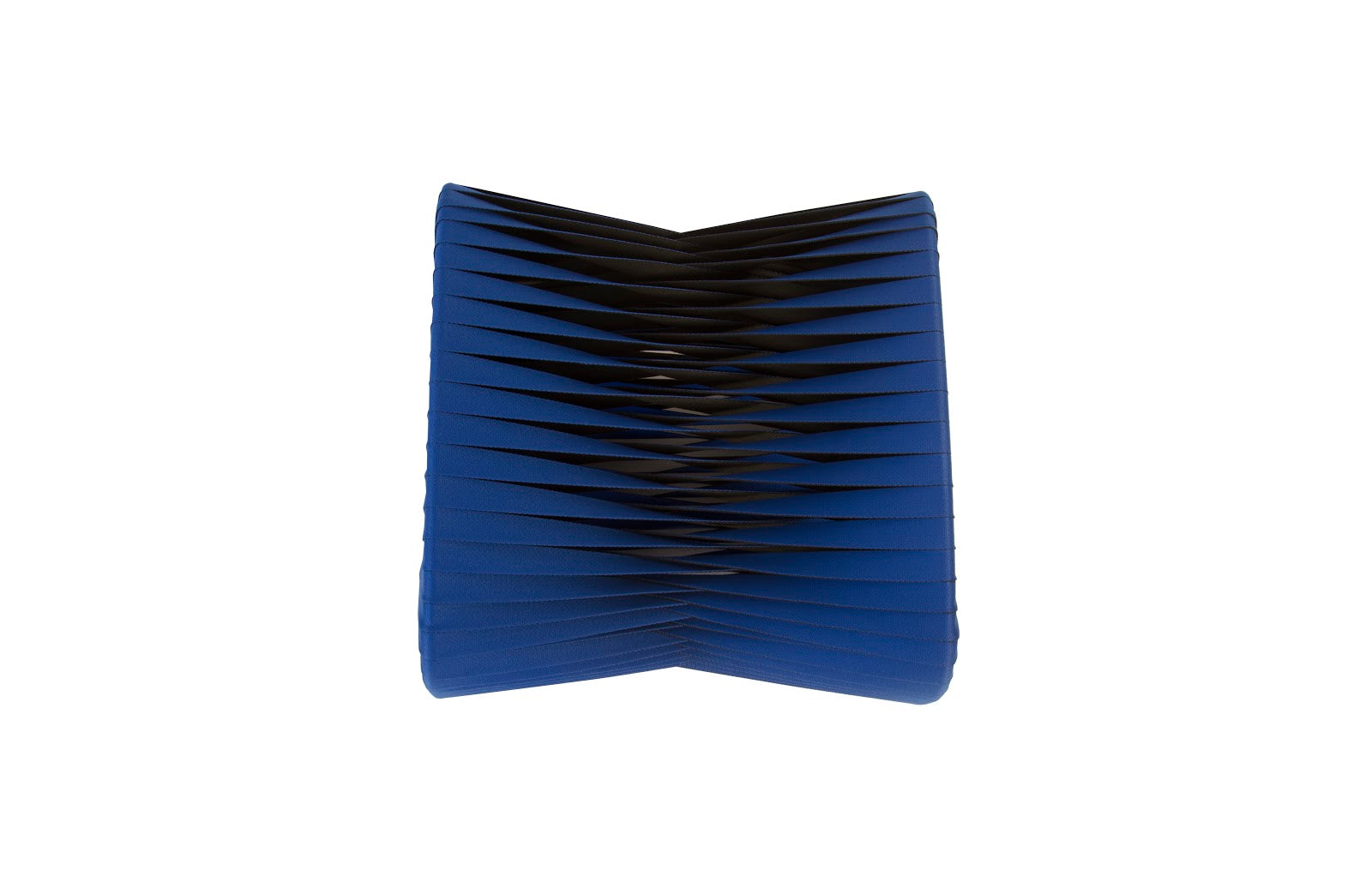 Phillips Collection Home Phillips Collection Seat Belt Ottoman, Blue/Black