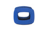 Phillips Collection Home Phillips Collection Seat Belt Ottoman, Blue/Black
