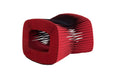 Phillips Collection Home Phillips Collection Seat Belt Ottoman, Red