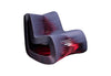 Phillips Collection Home Oversized LTL - Rate to be Quoted Phillips Collection Seat Belt Rocking Chair, Black/Red