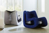 Phillips Collection Home Oversized LTL - Rate to be Quoted Phillips Collection Seat Belt Rocking Chair, Blue/Black