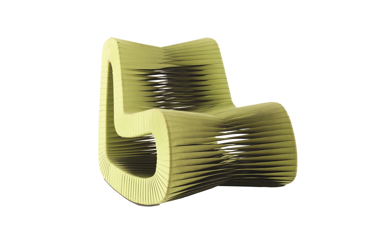 Phillips Collection Home Oversized LTL - Rate to be Quoted Phillips Collection Seat Belt Rocking Chair, Green