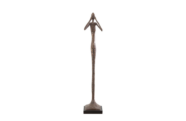 Phillips Collection Home Phillips Collection See No Evil Slender Sculpture, Small, Resin, Bronze Finish