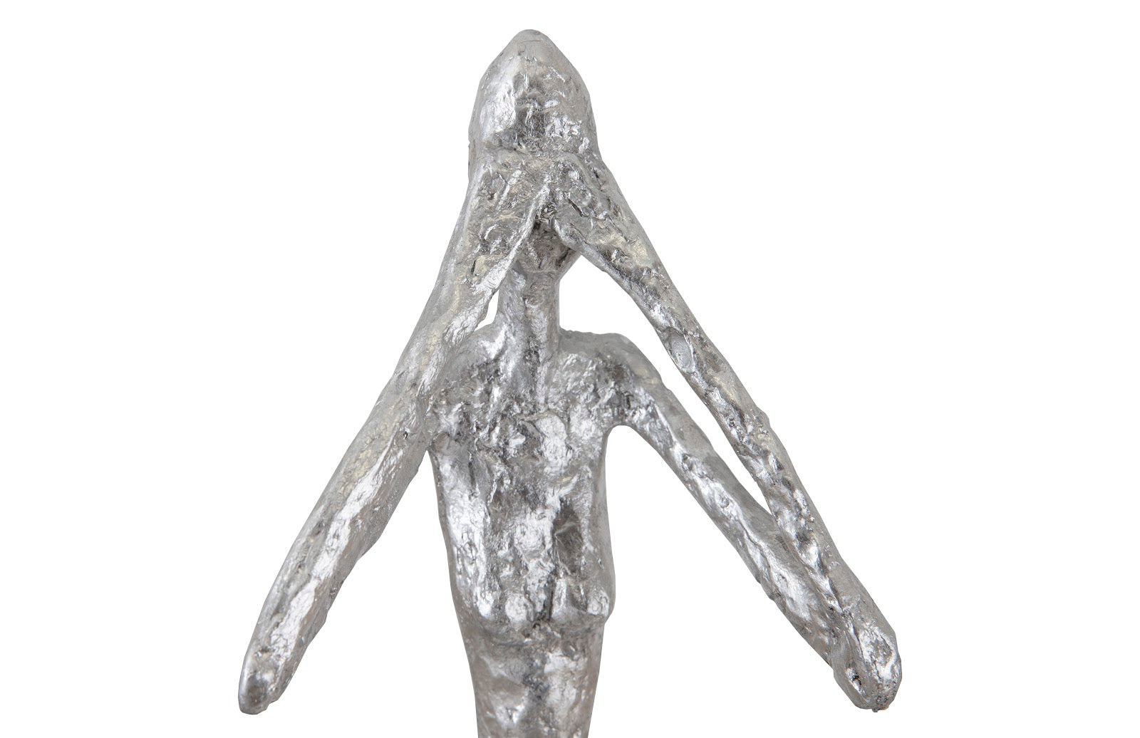 Phillips Collection Home Phillips Collection See No Evil Slender Sculpture, Small, Resin, Silver Leaf